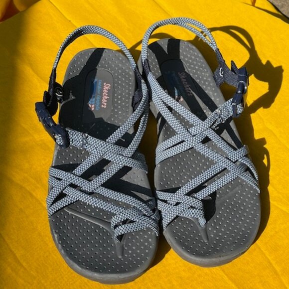 Reggae Irie blue strappy sandals 7 - Picture 1 of 5